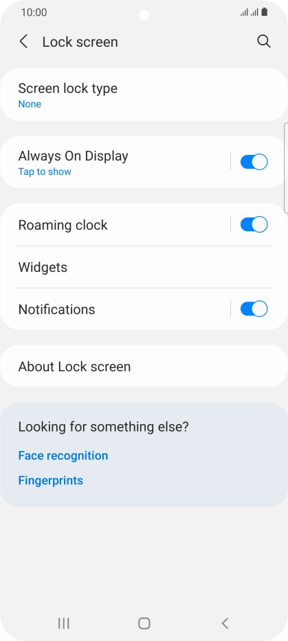 Press the Home key to return to the home screen.