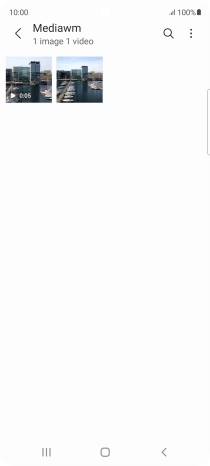 Press and hold any picture or video clip.