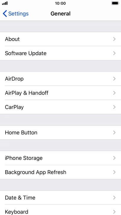 Press Background App Refresh.
