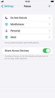 Press Do Not Disturb.