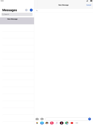 Press To: and key in the first letters of the recipient's name.