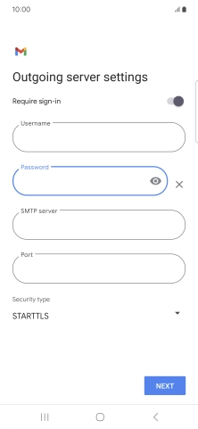 Press the field below 