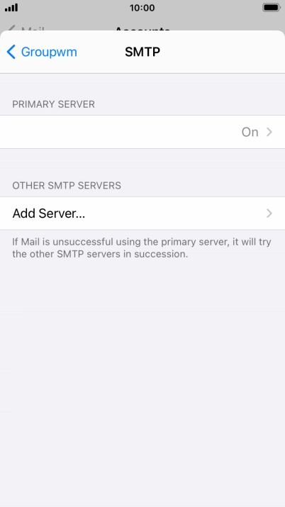 Press the field below 