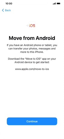 To transfer content to your phone, you need to install the app 