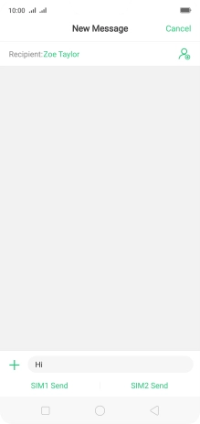 Press the attachment icon.