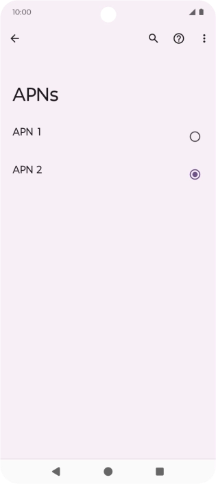 Press the Home key to return to the home screen.