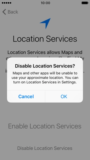 If you turn off the function, press OK.