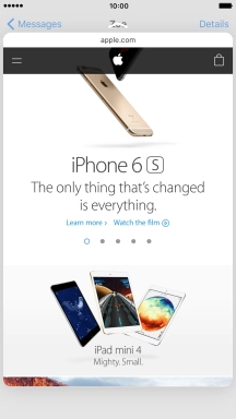 Hard press the screen to see a section of the required content.