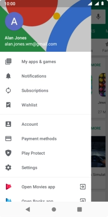 Press My apps & games.