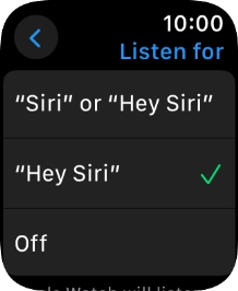 Press the required setting to turn the function on or off.