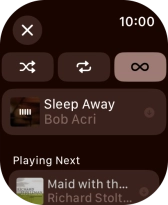 Press the shuffle icon.