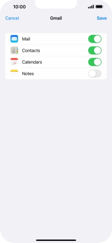 If this screen is displayed, you email account has been recognised and set up automatically. Follow the instructions on the screen to key in more information and finish setting up your phone.