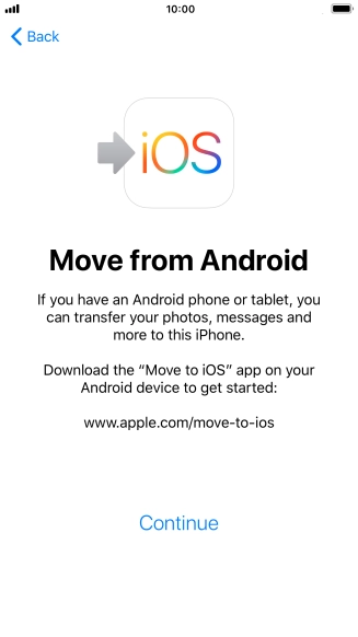 To transfer content to your phone, you need to install the app 