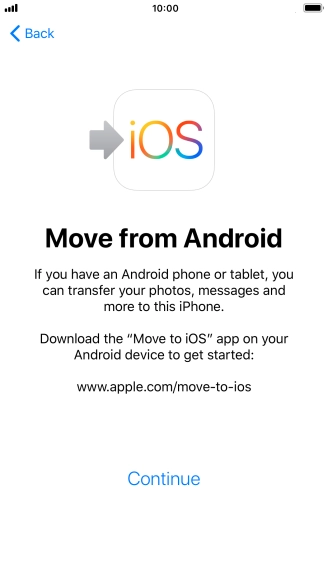 To transfer content to your phone, you need to install the app 