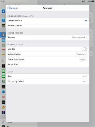 Press Authentication.