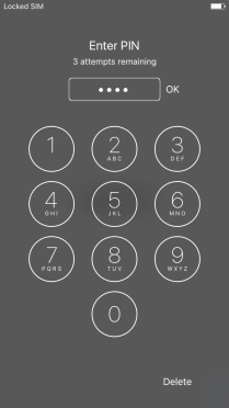 Key in your PIN and press OK.