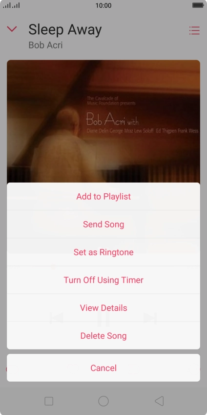 Press Add to Playlist.