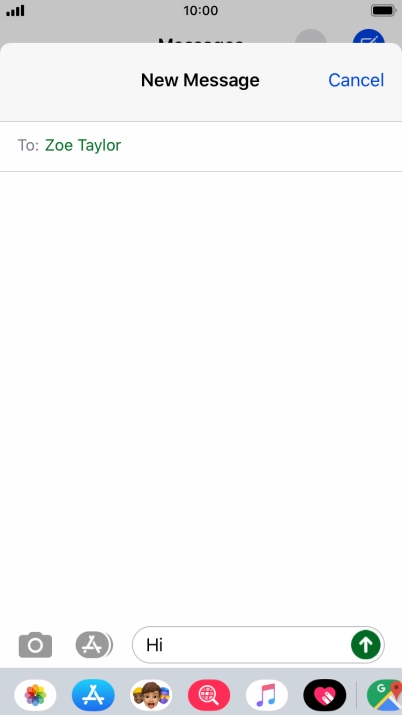 Press the picture icon.