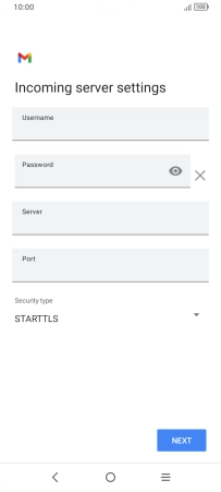 Press the field below 