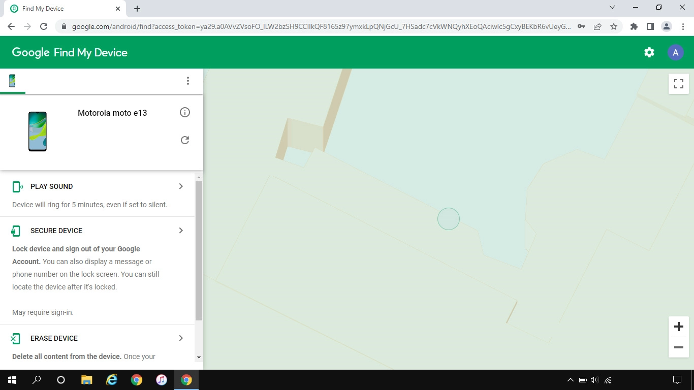 Click the required device.