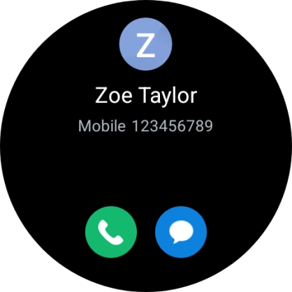 Press the call icon.