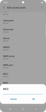 Key in 505 and press OK.