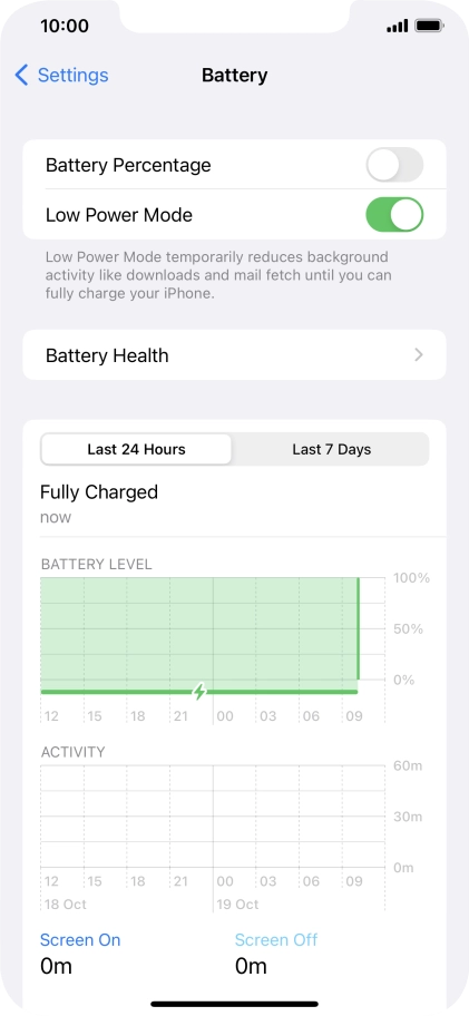 Slide your finger upwards starting from the bottom of the screen to return to the home screen.