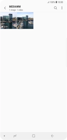 Press and hold any picture or video clip.