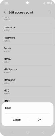 Key in 03 and press OK.