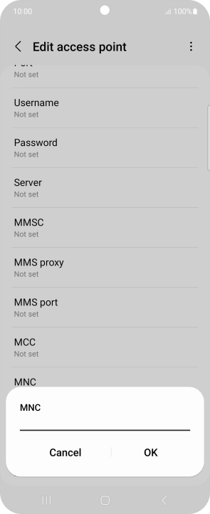 Key in 03 and press OK.
