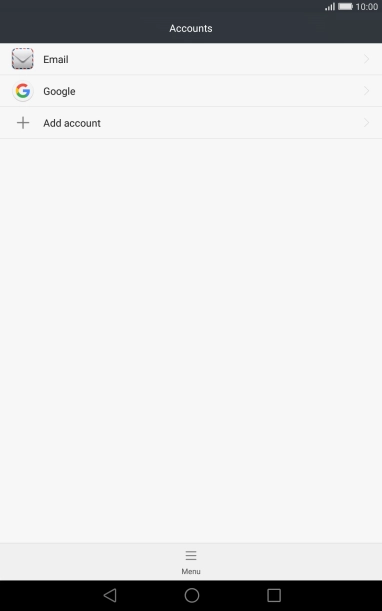 Press the Home key to return to the home screen.
