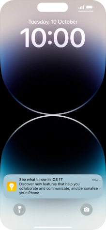 Press the required notification and follow the instructions on the screen to use the selected function.