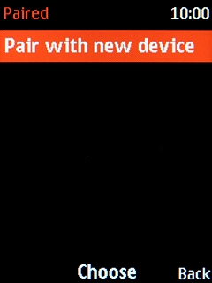 Select Pair with new device.