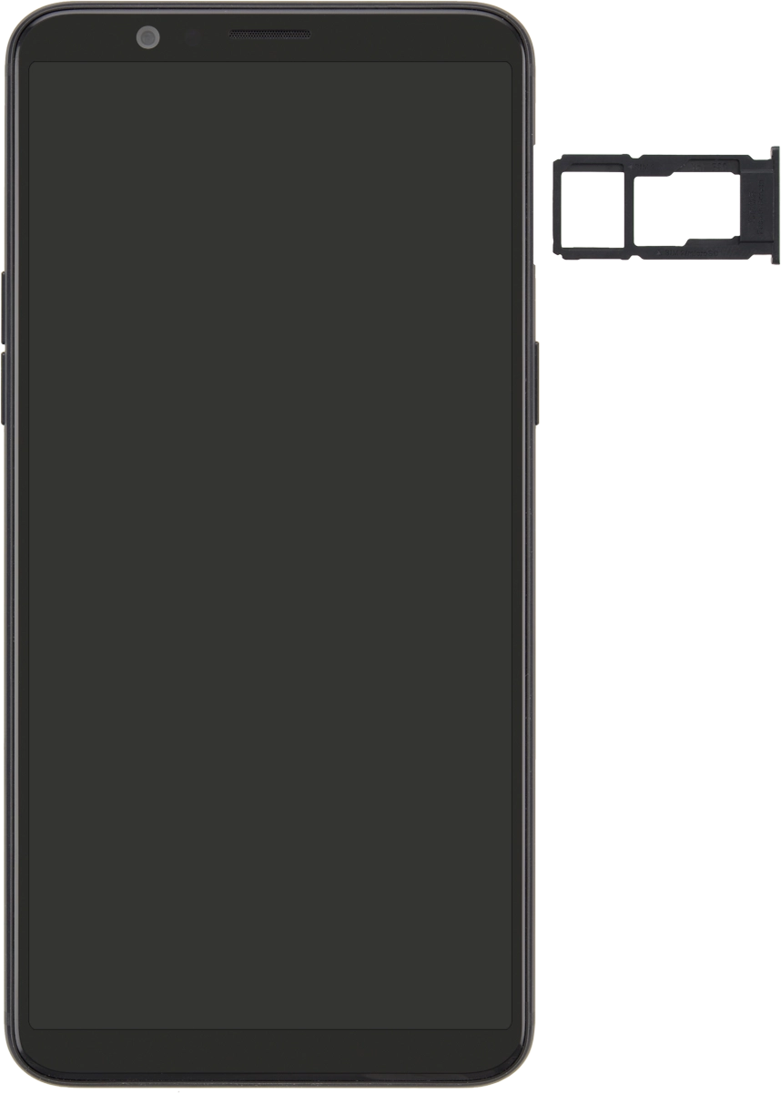 Turn your SIM so the angled corner of the SIM matches the angled corner of the SIM holder and place your SIM in the SIM holder.