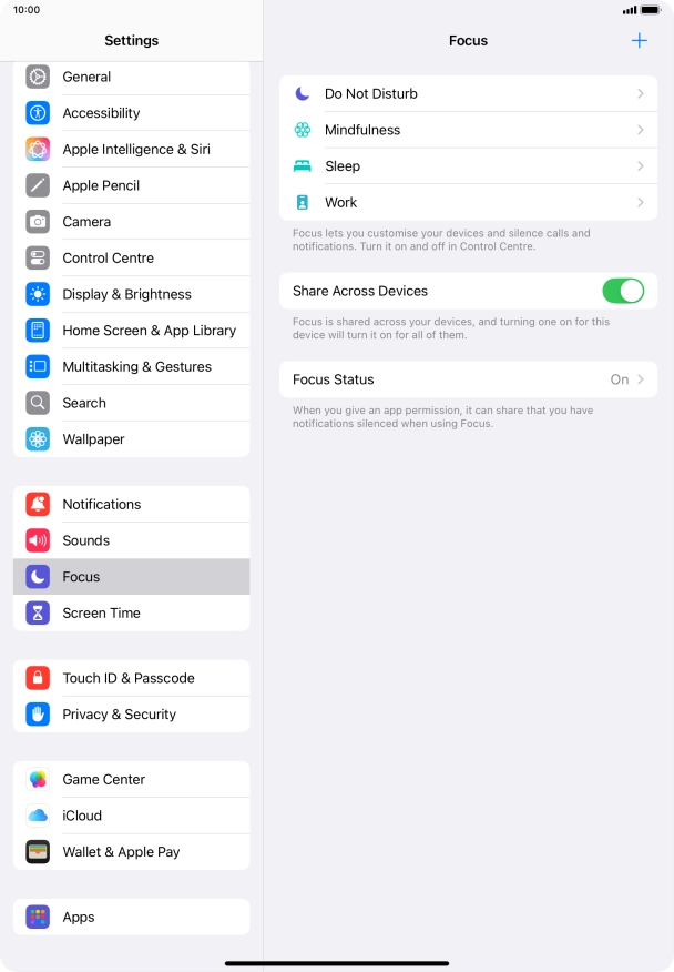 Press Do Not Disturb.