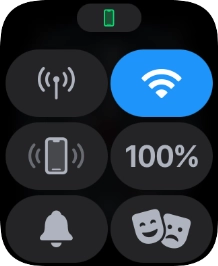 Press the sound mode icon to turn silent mode on or off.