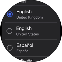 Press the required language.