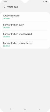 Press the Home key to return to the home screen.