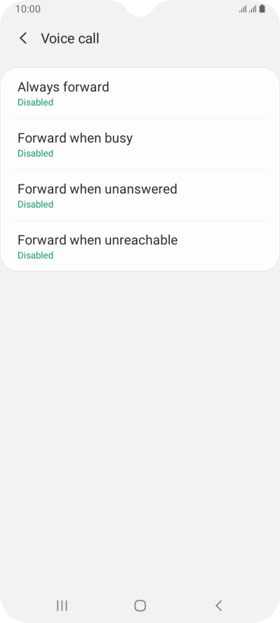 Press the Home key to return to the home screen.