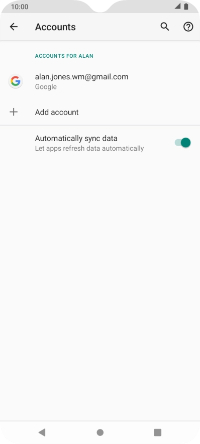Press the Home key to return to the home screen.