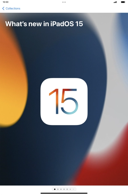 Slide your finger upwards starting from the bottom of the screen to return to the home screen.