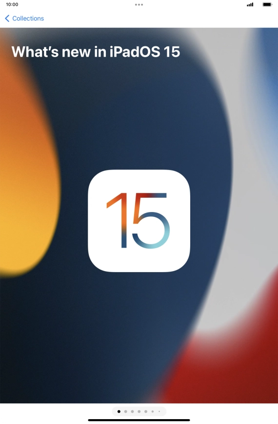 Slide your finger upwards starting from the bottom of the screen to return to the home screen.