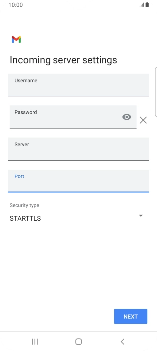 Press the drop down list below 
