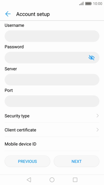 Press the field below 