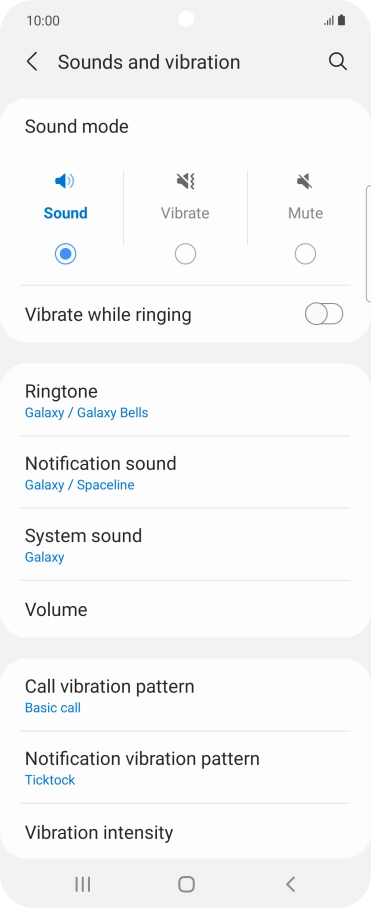Press Ringtone.