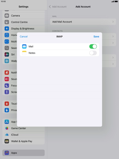 Press Save. Your email account has now been set up. To select more settings for incoming and outgoing server, proceed with the following steps.