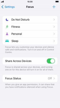 Press Do Not Disturb.