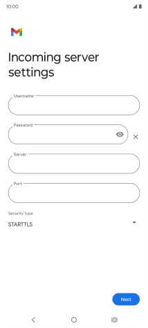 Press the field below 