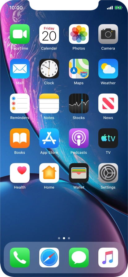 When the battery charging icon is displayed, the battery is charging.