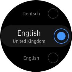 Press the required language.